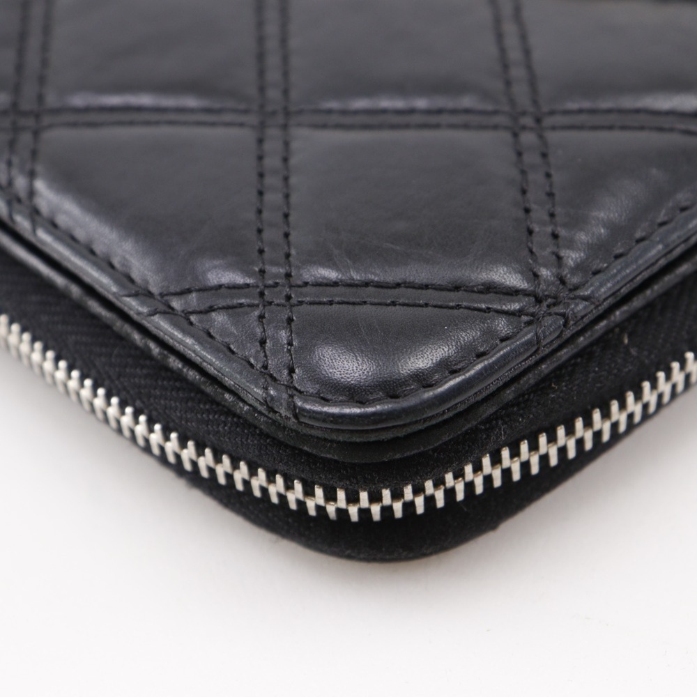 CHANEL Authentic Black Lambskin Leather Wallet - Picture 4 of 16